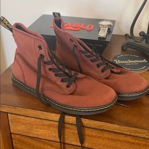 Maroon Doc Martens